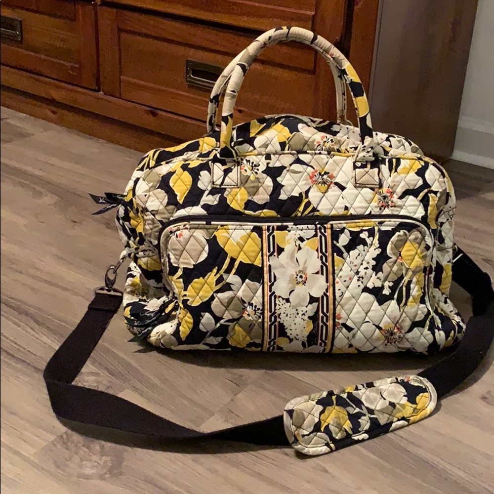 Vera Bradley dogwood weekender